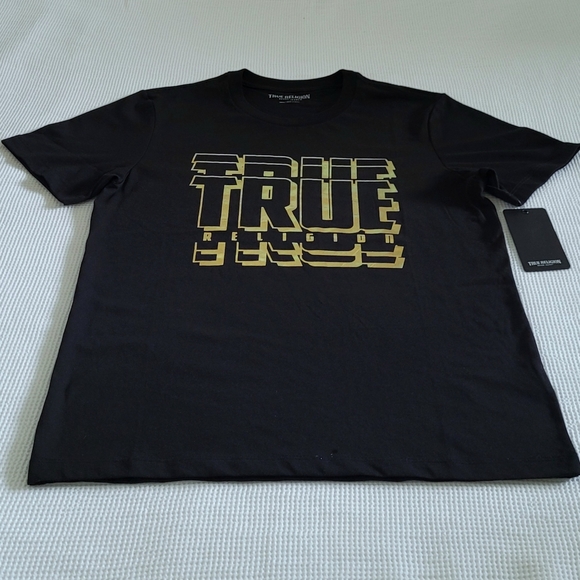True Religion🙏 Black🖤 Graphic Logo Tee👕 - NWT - Picture 9 of 11